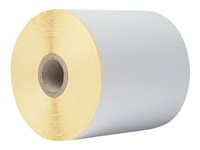 Brother - Auto-adhésif - blanc - Rouleau (10,2 cm x 58 m) 1 rouleau(x) étiquettes continues (pack de 8) - pour Brother TD-4410D, TD-4420DN, TD-4520DN, TD-4550DNWB BDE1J000102102