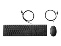 HP Desktop 320MK - Ensemble clavier et souris - Français - pour HP 34; Elite Mobile Thin Client mt645 G7; EliteBook 830 G6 9SR36AA#ABF