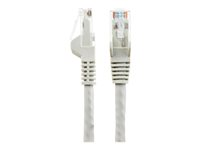 StarTech.com Câble Ethernet CAT6 5m - LSZH (Low Smoke Zero Halogen) - Cordon RJ45 UTP Anti-accrochage 10 GbE LAN - Câble Réseau Internet 650MHz 100W PoE - Gris - Snagless - 24AWG (N6LPATCH5MGR) - Cordon de raccordement - RJ-45 (M) pour RJ-45 (M) - 5 m - 6 mm - UTP - CAT 6 - sans crochet - gris N6LPATCH5MGR