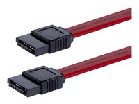 StarTech.com Câble SATA Serial ATA 30 cm - Câble SATA - Serial ATA 150/300 - SATA (F) pour SATA (F) - 30.5 cm - rouge - pour P/N: 10P6G-PCIE-SATA-CARD, 2P6G-PCIE-SATA-CARD, 4P6G-PCIE-SATA-CARD, 6P6G-PCIE-SATA-CARD SATA12