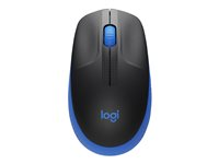 Logitech M190 - Souris - optique - 3 boutons - sans fil - récepteur sans fil USB - bleu 910-005907