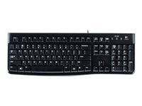 Logitech K120 - Clavier - USB - italien - noir - OEM 920-002517