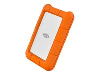 LaCie Rugged Secure STFR2000403 - Disque dur - chiffré - 2 To - externe (portable) - USB 3.1 Gen 1 (USB-C connecteur) - AES 256 bits - avec 2 ans Rescue Data Recovery Service Plan STFR2000403